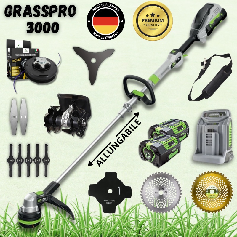 GrassPro3000 Kosa Akumulatorowa z 2 akumulatorami